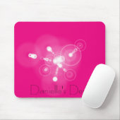 ショッキングピンクのマウスパッド(名前入りな) マウスパッド (マウス)