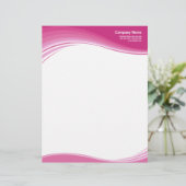 ショッキングピンクはレターヘッドを振ります レターヘッド (スタンド正面)