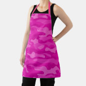 ショッキングピンクモノカラー迷彩柄 エプロン (インサイチュ)