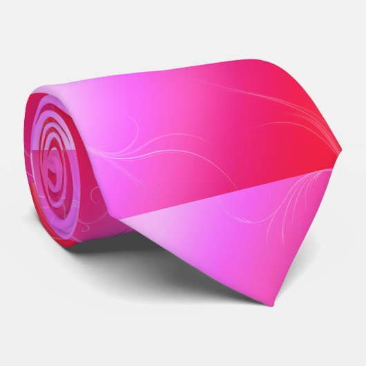 ショッキングピンク ネクタイ (ロール)