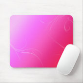 ショッキングピンク マウスパッド (マウス)