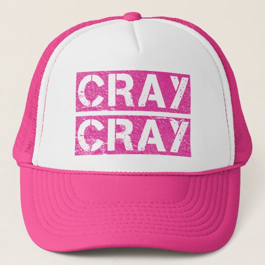 ショッキングピンクCRAY CRAYの帽子 キャップ (正面)