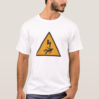 ショックの危険 Tシャツ