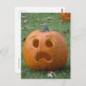 ショックを受けたカボチャ ポストカード (正面/裏面)