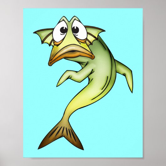 ショックを受けた魚 ポスター (正面)