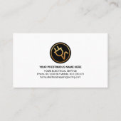 ショックカラーズ電気技師ホーム配線 名刺 (裏面)