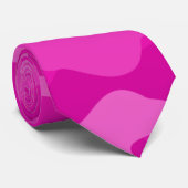 ショックピンクモノカラー迷彩柄 ネクタイ (ロール)
