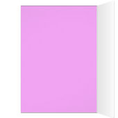 ショックピンク美しいバラカード (内側 (左))