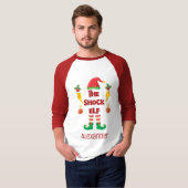 ショック小妖精や小人ファミリー一致のクリスマスの衣装名 Tシャツ (正面フル)