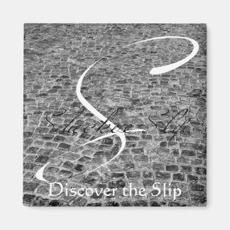 ショッスリップまたは滑ることコースクエア[スクエア] マグネット