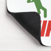 ショットおもしろいショットのPut Track and Field マウスパッド (コーナー)