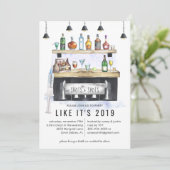 ショットとショット|ワクチン接種を受けましたパーティー 招待状 (スタンド正面)