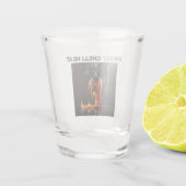 ショットをスパイスアップ:唐辛子ショットグラス ショットグラス (裏面)