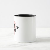 ショットを介してハートバレンタインデーMug マグカップ (中央)