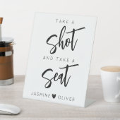 ショットを取り、シートテーブルのトップサインを取る 台座サイン (インサイチュ)