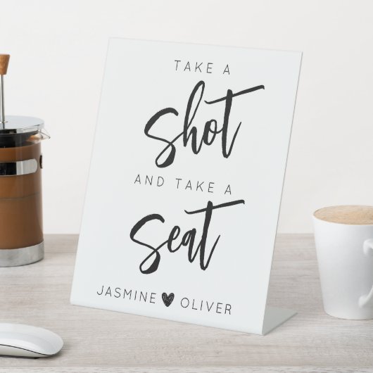 ショットを取り、シートテーブルのトップサインを取る 台座サイン (インサイチュ)