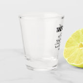 ショットを取る我々は結び目を結んだ – カスタムウェディング ショットグラス (左)