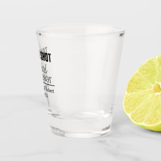 ショットを取る我々は結び目を結んだ – カスタムウェディング ショットグラス (右)