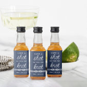 ショットを取る、我々は結び目結婚式の引き出物 リキュールボトルラベル