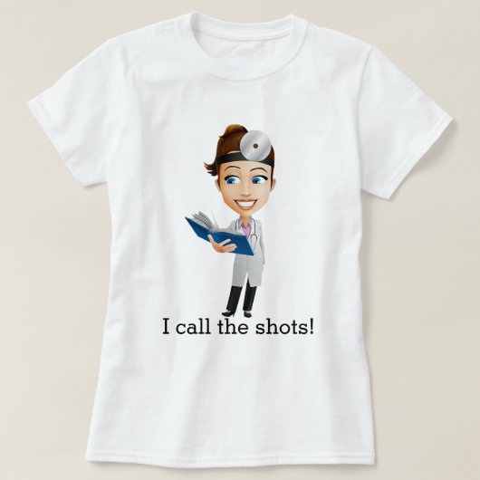 ショットを呼ぶ Tシャツ (デザイン正面)