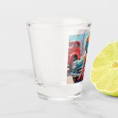 ショットガラスピンアップガラス ショットグラス (左)