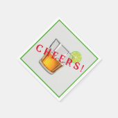 ショットガラスライム スタンダードカクテルナプキン (角)