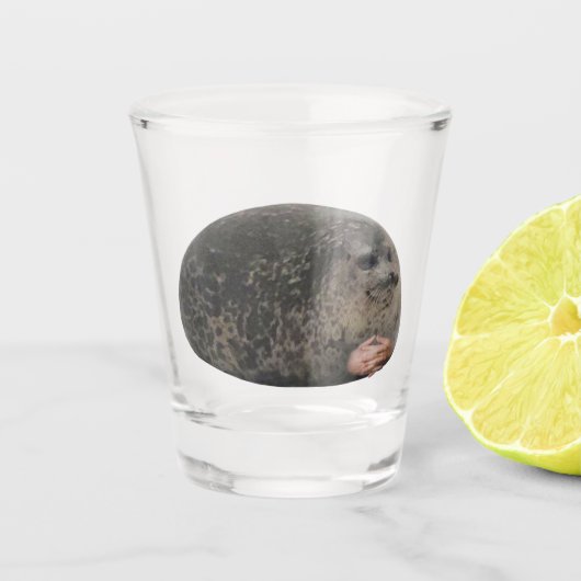 ショットガラス判定シールミーム ショットグラス (正面)