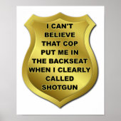 ショットガンのポスターをおもしろい呼んだ ポスター (正面)