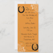 ショットガン結婚式招待状 招待状 (裏面)