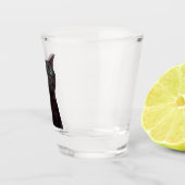 ショットグラスのゾーン化された猫ミーム ショットグラス (右)