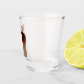 ショットグラスポップ・アートのキャットミーム ショットグラス (右)