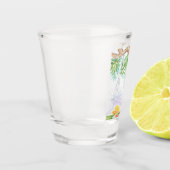 ショットグラス低い田舎の水色 ショットグラス (左)