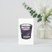 ショットグラス名刺 名刺 (スタンド正面)