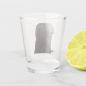 ショットグラス怖い犬ミーム ショットグラス (裏面)