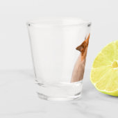 ショットグラス笑顔コーギミーム ショットグラス (左)