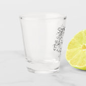 ショットグラス誕生日キンセアニェラパーティーフェイバー ショットグラス (左)