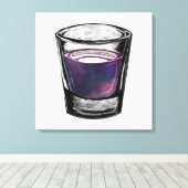 ショットグラス キャンバスプリント (インサイチュ (ウッドフロア))
