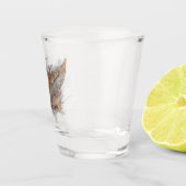 ショットグラス – ゴールデンフェザー (右)