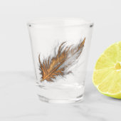 ショットグラス – ゴールデンフェザー (正面)