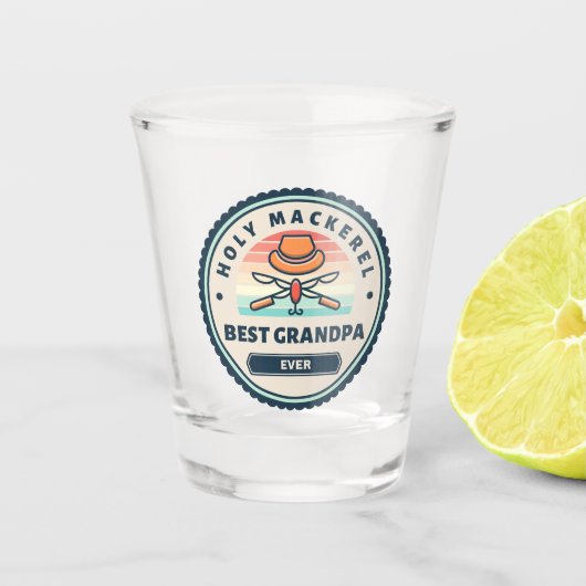 ショットグラス – ホーリーサバ！最高のGrandpa Ever (正面)