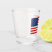 ショットグラス USA (左)