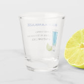 ショットドリンクレシピパーティープレゼント ショットグラス (裏面)