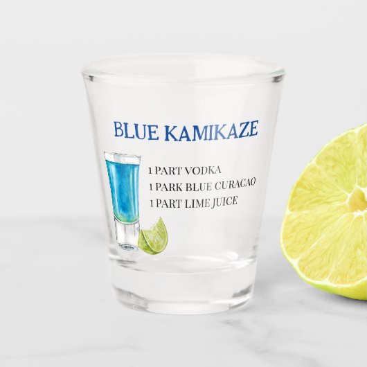 ショットドリンクレシピパーティープレゼント ショットグラス (正面)