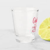 ショットパーソナライズされたおもしろいガラス ショットグラス (左)