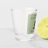 ショットパーソナライズされたガラス バチェラーゴルフ週末 ショットグラス (左)