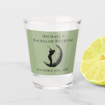 ショットパーソナライズされたガラス バチェラーゴルフ週末