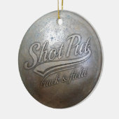 ショットプット用具 セラミックオーナメント (左)