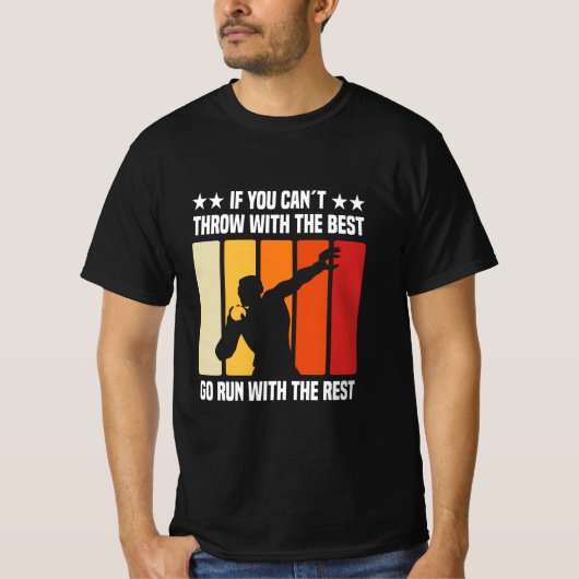 ショットプット |アスレチックスショットパタースポーツギフトアイディア Tシャツ (正面)