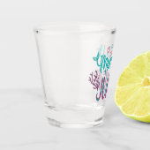 ショットマーメイドジュースおもしろいはかりで測グリッター ショットグラス (左)