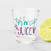 ショットマーメイドジュースおもしろいはかりで測グリッター ショットグラス (正面)